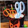 Abaodam 3pcs Kids Scissors with Sleeve Children Scissors Stainless Steel Safe for Toddlers Diy Tools view 3