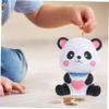 Abaodam Cute Panda Piggy Bank Creative Money Pot for Saving Desktop Decor for Adults and Boys and Girls Lovely Panda Shape to Encourage Saving Habits view 2
