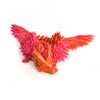 Flavery 3D Printed Dragon - 18 inch Flying Articulated Dragon with Wings, Flexible Winged Crystal Fidget Toy, Home Decor, Birthday Gift, Desk Pet(Red Mix Gold) view 3