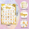 Foosproea Gender Reveal Bingo Cards, Honey Bee Bingo Games for 24 Players, Sunflower Baby Shower Games for Family Friends Large Group Activities, Gender Neutral Party Favors Supplies Decorations(28) view 2