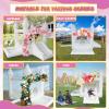 AKSPORT White Bounce House Castle Inflatable Jumping Castle with Slide & Air Blower for Kid, Wedding, Birthday Party Castle, 9 * 9 * 7FT view 3