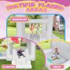 AKSPORT White Bounce House Castle Inflatable Jumping Castle with Slide & Air Blower for Kid, Wedding, Birthday Party Castle, 9 * 9 * 7FT view 4