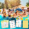 Foosproea Summer Bingo Cards, Hawaiian Bingo Games for 24 Players, Summer Games for Family Friends Large Group Activities, Tropical Summer Party Favors Supplies Decorations(20) view 4