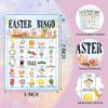Foosproea Easter Bingo Cards, Easter Bingo Games for 24 Players, Easter Games for Family Friends Large Group Activities, Easter Party Favors Supplies Decorations(19) view 2