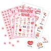 Foosproea Valentine Bingo Cards, Valentine's Day Bingo Games for 24 Players, Valentine Games for Family Friends Large Group Activities, Valentine Party Favors Supplies Decorations(18) view 1