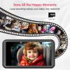 LUCKVIEW BM3 Baby Car Camera, 5.2" 1080P with Video Recording & TF Card, Back Seat Camera with 3X Zoom, 360 Rotation, Easy Installation Baby & Pet Car Monitor view 3