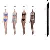 1/6 Scale Female Body,12inch Female Large Bust Super Flexible Seamless Action Figure Body Collection (S09D Black Skin) view 2