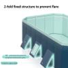 TQQEPOOL Foldable Dog Swimming Pool,Collapsible PVC Kiddie Pool for Dogs,Indoor Outdoor Pool Leakproof Bathing Tub for Cat Doggie Pet Kids (Color : Dieff Blue, Size : 1.6m) view 4
