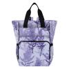Haskirky Lavender Multi function Waterproof Diaper Bag,Portable Travel Diaper Back Pack Large Capacity with Insulated Pockets and Stroller Straps,Diaper Bags For Baby Girl Boy view 1