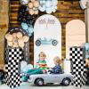 Dispowreath 6 Pcs Checkered Birthday Party Decor Race Car Large Box, 11.8 view 3