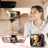 Baby Car Mirror for Car Seat Safely Mirror Hook Clip Design for Rear Facing Infant Newborn 360 Rotation Baby Backseat Mirror with Wide Clear View, Shatterproof, Easy Install Baby Essentials view 4