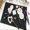 Eberhard Faber EFA Plast 570199 Creative Set with 500 g Modelling Clay White and 6 Metallic Marker Duo for Adults view 3
