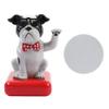 Gsycle 2PCS Car Ornament, Solar Powered Swing Dog Decors Dog Sculpture Dashboard Decorations for Home Car Office Desk (Black White)(White and Black) view 1