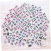 Abaodam Game 1 Set Miniature Mahjong Kit Portable Table for Home Party Entertainment view 4
