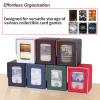 AFIING MTG Deck Box for Commander Display,Card Deck Box Fits 60+ Double Sleeved Cards or 100+single sleeved cards, Magic Commander TCG Card Storage Box with 2 Dividers,Dice Bag(Red/White) view 4
