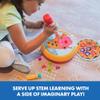 Educational Insights Design & Drill Rivet Pop Cafe - Toddler STEM Toys, Occupational Therapy Games and Construction Toy Tools, Color Matching Activities for Kids, Fine Motor Toys for Toddlers 3-4 view 2