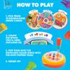 Educational Insights Design & Drill Rivet Pop Cafe - Toddler STEM Toys, Occupational Therapy Games and Construction Toy Tools, Color Matching Activities for Kids, Fine Motor Toys for Toddlers 3-4 view 3