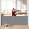 Miumoon 120 inch Retractable Baby Gates 42 inch Tall, Retractable Gate with Reinforced Strip Design to Prevent Crawling Through, 10 FT Extra Wide Retractable Dog Gate for Indoor/Outdoor view 1