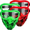 4 Pack Upgraded Tactical Mask with Goggles Compatible with Nerf Rival, Apollo, Zeus, Khaos, Atlas, & Artemis Blasters Rival Mask view 1