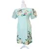 A6 Green Flowers Ao dai Vietnam Vietnamese Traditional Ao Dai For Women, Ao Dai For Women, Vietnamese Dress For Women, Ao Dai Dress For Women ao dai Tet Lunar New Year (M) view 3