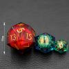50MM Jumbo Eyeball d20 with Gift Case,Dungeons and Dragons Sharp Edge Large D20 Moving Dragon Polyhedral Dice for Role Playing Game (Fire red Eyeball-1) for 15 Years and Up view 2