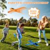 Milifox 2 Pcs Foam Airplanes for Kids, 13.3'' Throwing Foam Glider Planes Toys, Flying Styrofoam Kid Airplanes Toy for 3 4 5 6 7 8 9 Year Old Boys Girls with Outdoor Sports Play view 2