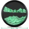 24'' Sand Art Liquid Motion, Moving Sand Art, Wall Mounted Sand Art Moving Sand Art Decor Picture Relaxing Mood Peaceful Piece 360Rotate Wall Art Deep Sea Sandscape, Home Office Work Decor,H view 2