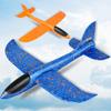 Milifox 2 Pcs Foam Airplanes for Kids, 17.3'' Large Throwing Foam Glider Planes Toys, Flying Styrofoam Kid Airplanes Toy for 3-12 Year Old Boys Girls with Outdoor Sports Play with 2 Flight Mode view 1
