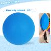 LovesTown 6PCS Playground Balls with Air Pump, 8.5inch Inflatable Dodge Ball Colorful Handball Rubber Kickball for Kids Ball Games view 2