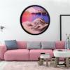 24'' Sand Art Liquid Motion, Moving Sand Art, Wall Mounted Sand Art Moving Sand Art Decor Picture Relaxing Mood Peaceful Piece 360Rotate Wall Art Deep Sea Sandscape, Home Office Work Decor,I view 1