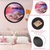 24'' Sand Art Liquid Motion, Moving Sand Art, Wall Mounted Sand Art Moving Sand Art Decor Picture Relaxing Mood Peaceful Piece 360Rotate Wall Art Deep Sea Sandscape, Home Office Work Decor,I view 4