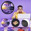 24'' Sand Art Liquid Motion, Moving Sand Art, Wall Mounted Sand Art Moving Sand Art Decor Picture Relaxing Mood Peaceful Piece 360Rotate Wall Art Deep Sea Sandscape, Home Office Work Decor,L view 4