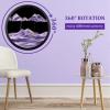 24'' Sand Art Liquid Motion, Moving Sand Art, Wall Mounted Sand Art Moving Sand Art Decor Picture Relaxing Mood Peaceful Piece 360Rotate Wall Art Deep Sea Sandscape, Home Office Work Decor,N view 3