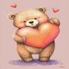 300 Piece Adult Jigsaw Puzzle, Cartoon Love Bear, Puzzle Educational Gift, Room Decor or Cafe Decor Exercise Willpower Relaxation or Valentine's Day Gift view 1