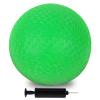 LovesTown Inflatable Playground Ball, 8.5 Inch Dodgeballs Kickballs with Air Pump, for 4 Square Ball Games, Sports Toys, Green view 1