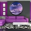 24'' Sand Art Liquid Motion, Moving Sand Art, Wall Mounted Sand Art Moving Sand Art Decor Picture Relaxing Mood Peaceful Piece 360Rotate Wall Art Deep Sea Sandscape, Home Office Work Decor,M view 1