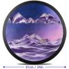 24'' Sand Art Liquid Motion, Moving Sand Art, Wall Mounted Sand Art Moving Sand Art Decor Picture Relaxing Mood Peaceful Piece 360Rotate Wall Art Deep Sea Sandscape, Home Office Work Decor,M view 2