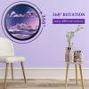 24'' Sand Art Liquid Motion, Moving Sand Art, Wall Mounted Sand Art Moving Sand Art Decor Picture Relaxing Mood Peaceful Piece 360Rotate Wall Art Deep Sea Sandscape, Home Office Work Decor,M view 3
