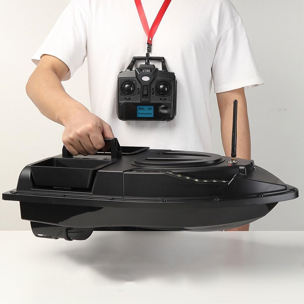QIYHBVR RC Bait Boat for Fishing with GPS 500M Auto Driving,Bait Boat for Carp Fishing with Cruise Control and Auto Return with Steering Light for Fishing Cast Fishing Net