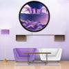 24'' Sand Art Liquid Motion, Moving Sand Art, Wall Mounted Sand Art Moving Sand Art Decor Picture Relaxing Mood Peaceful Piece 360Rotate Wall Art Deep Sea Sandscape, Home Office Work Decor,K view 1