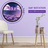 24'' Sand Art Liquid Motion, Moving Sand Art, Wall Mounted Sand Art Moving Sand Art Decor Picture Relaxing Mood Peaceful Piece 360Rotate Wall Art Deep Sea Sandscape, Home Office Work Decor,K view 3