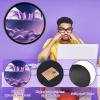 24'' Sand Art Liquid Motion, Moving Sand Art, Wall Mounted Sand Art Moving Sand Art Decor Picture Relaxing Mood Peaceful Piece 360Rotate Wall Art Deep Sea Sandscape, Home Office Work Decor,K view 4