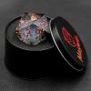 50MM Giant Liquid Core D20 Handmade Sharp Edge Single Large Dice with Gift Box,Dungeons and Dragons Die for Table Game(Gold foil Liquid) for 15 Years and Up view 3