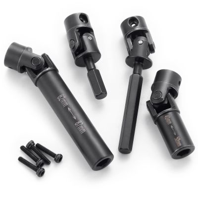 SWX 2Pcs RC Drive Shaft 40/62mm 1-Pair TRXM K10 Steel Center Driveshafts for 1/18 TRX4-M K10 RC Crawler Car Upgrade Parts
