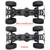 SWX 2Pcs RC Drive Shaft 40/62mm 1-Pair TRXM K10 Steel Center Driveshafts for 1/18 TRX4-M K10 RC Crawler Car Upgrade Parts view 3