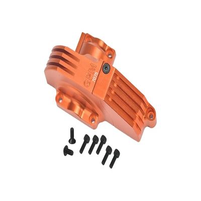 GPM Upgrades Aluminum 7075 Main Gear Cover for Traxxas 1/10 Maxx Monster Truck-89076-4 (Orange)