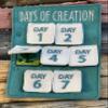 Bible Quiet Book for Children, Interactive Educational Learning Toy, Baptism-Birthday-Easter Gift, 5x7 Inch Blue Acrylic Felt Book view 3