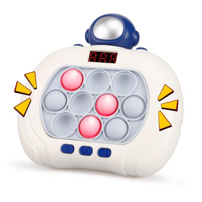 GAPER GO Pop Game Light Up Fidget Toy for Kids 5-7 8-12, Handheld Puzzle Game Sensory Toys with LED Screen, Christmas Toys Gifts for 3-12 Year Old Boys Girls (Astronaut)