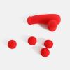 1 Set Small Sponge Magic Tricks 4 Pcs Red Sponge Balls Funny Gadgets Street Stage Close up Magic Tricks Magician view 1