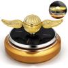 Solar Power Toy Fidget Spinner Science Kit, Air Freshener Car Dashboard Automatic Swing Spinning Ornament with Solar Panel, Car Dashboard Window Home Decor, Velentine Birthday Gift for Men Women view 1